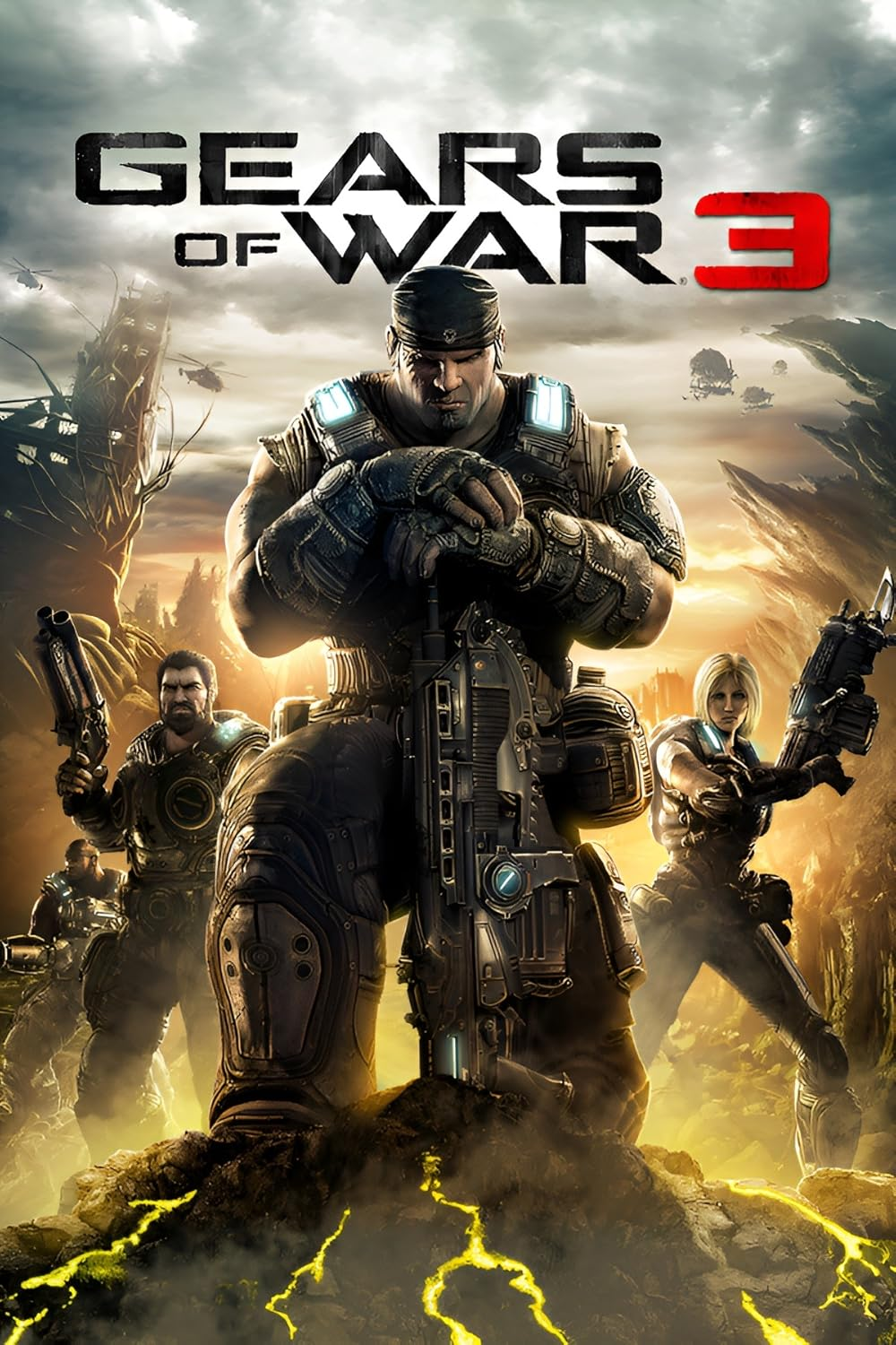 Capa de Gears of War 3 para Xbox 360 – FPS / Tiro (FPS / TIRO) • 7.0 GB • King Games Brasil