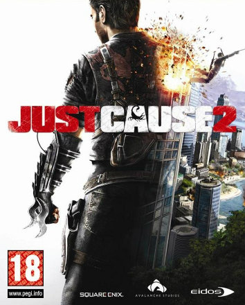 Capa de Just Cause 2 para Xbox 360 – FPS / Tiro (FPS / TIRO) • 3.4 GB • King Games Brasil