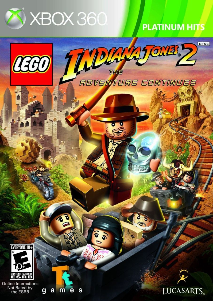 Capa de Lego Indiana Jones 2 para Xbox 360 – Infantil (INFANTIL) • 4.9 GB • King Games Brasil